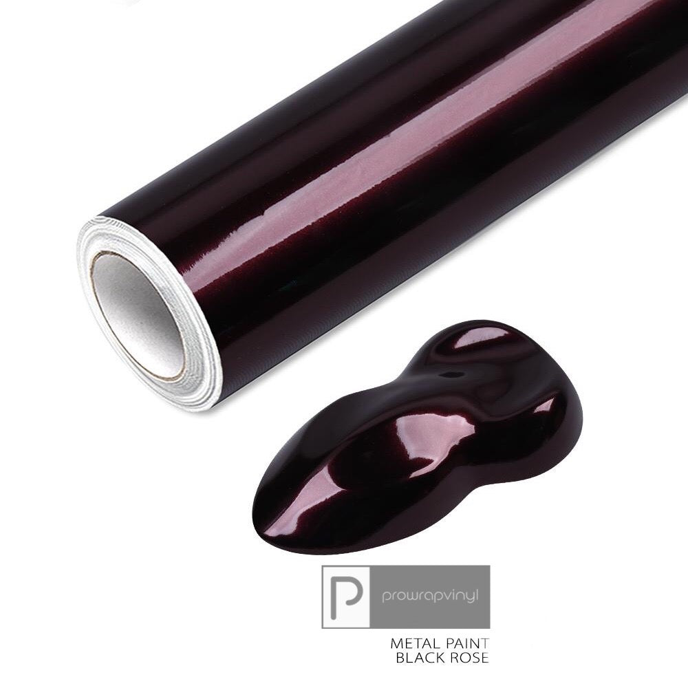 Gloss Metallic Vinyl Series - ( Black Rose ) – ProWrapVinyl